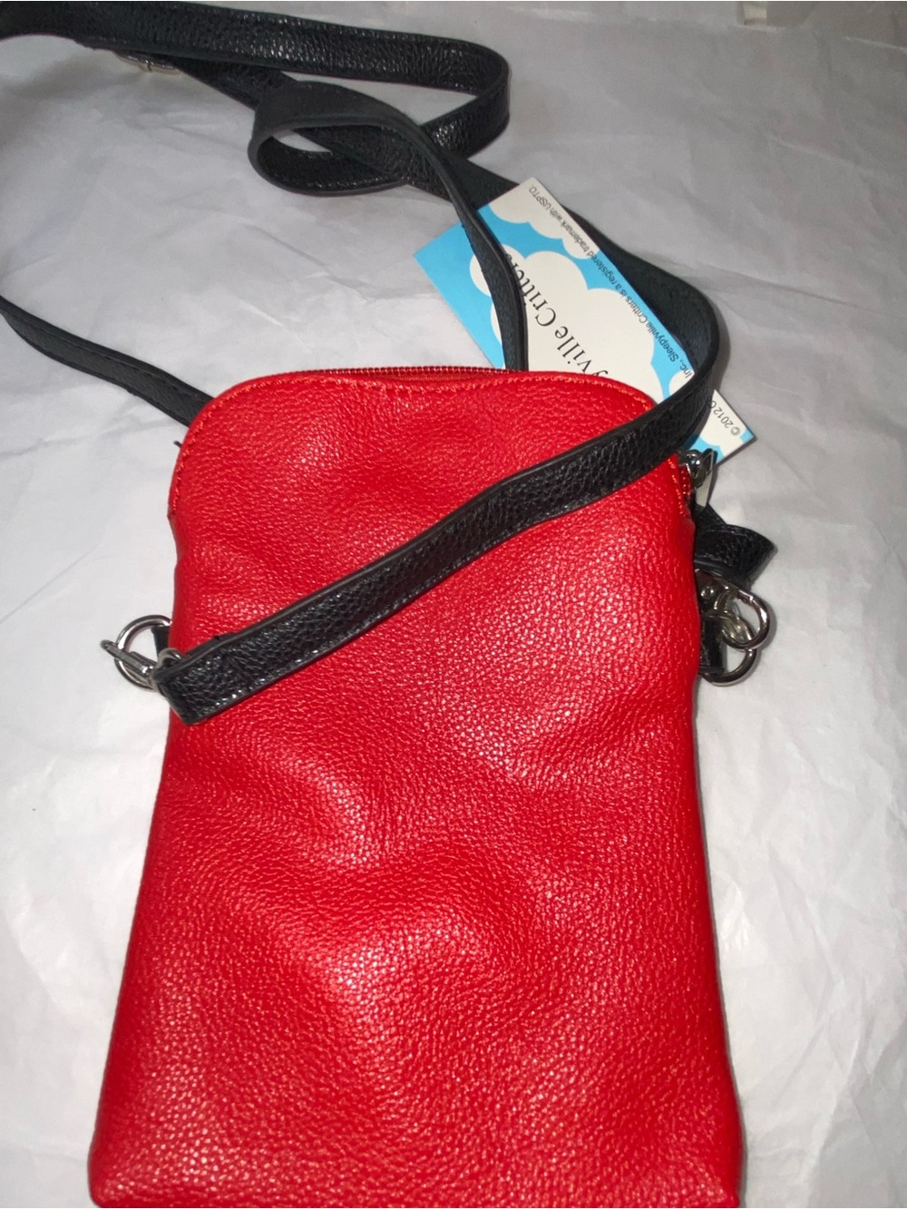 Red Cat Crossbody Phone Bag - Picture 5 of 6